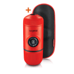 Wacaco® Nanopresso Lava Red + калъф - Преносима портативна машина за еспресо