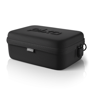 Черен твърд калъф с цип и логото на Wacaco, идеален за вашия Комплект бариста кърпи Wacaco® (Копие).